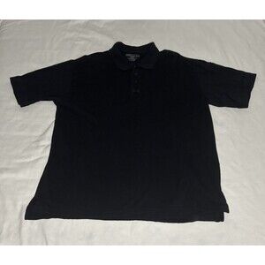 5.11 Tactical Series Polo Shirt Mens‎ XL Black Short Sleeve Hidden Pockets